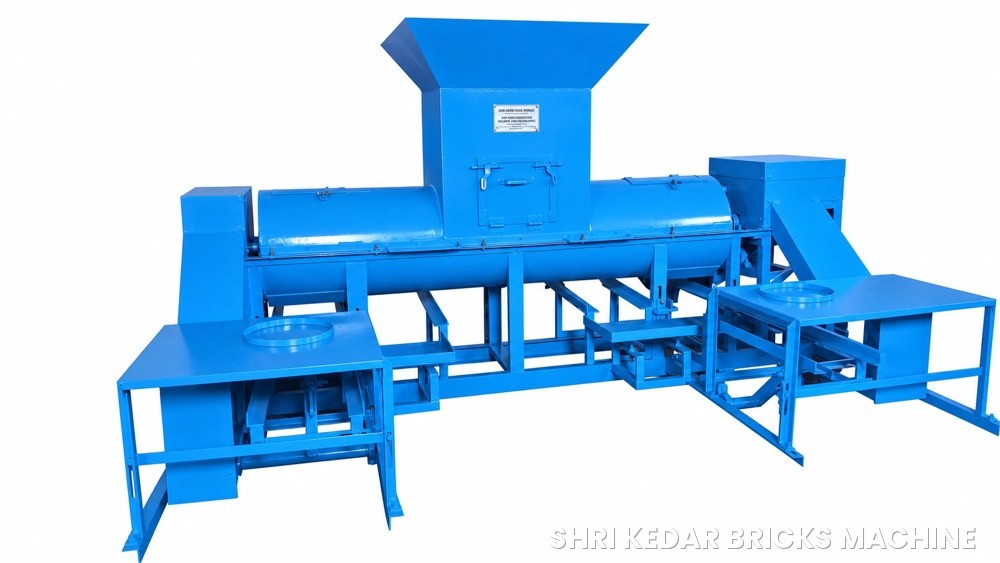 Shri Kedar Bricks Machine — 2x2 clay brick making machine